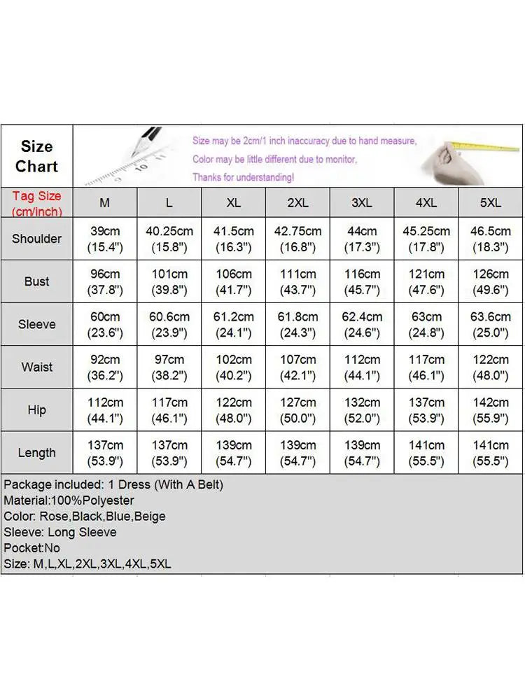 VONDA Maxi Dress 2024 Summer Women Bohemian Printed Party Sundress Long Sleeve Stand Collar Casual Robe Holiday Vestidos Belted